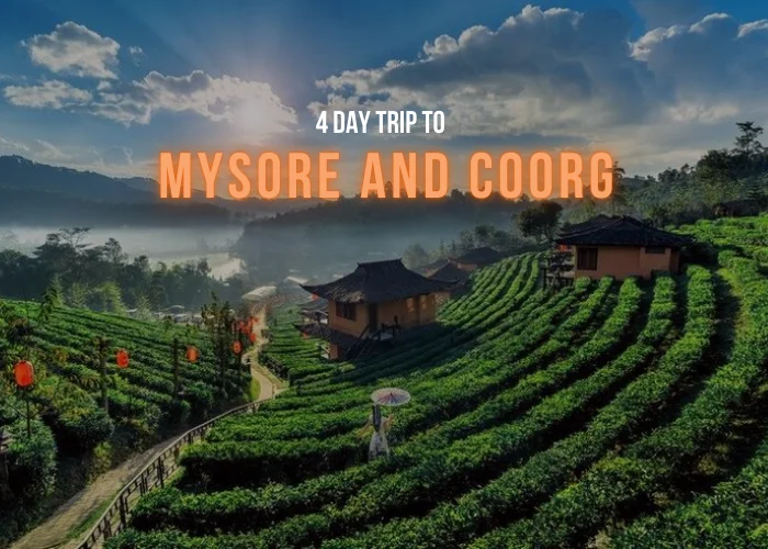 Mysore and Coorg 4 day 3 night cab package covering Mysore Palace, Abbey Falls and Dubare