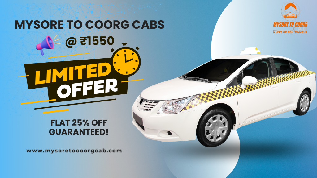 Mysore to Coorg Cabs