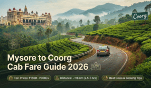 Mysore to Coorg Cab Fare Guide